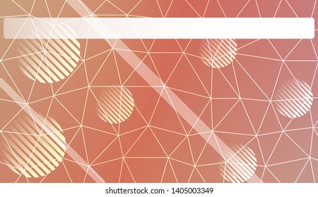 Abstract mosaic backdrop with triangles, line, circle, space for text. Vector illustration. Blurred Background, Smooth Gradient Texture Color