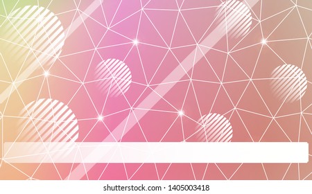 Abstract mosaic backdrop with triangles, line, circle, space for text. Vector illustration. Blurred Background, Smooth Gradient Texture Color