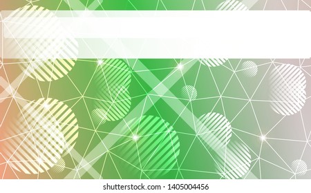 Abstract mosaic backdrop with triangles, line, circle, space for text. Vector illustration. Blurred Background, Smooth Gradient Texture Color