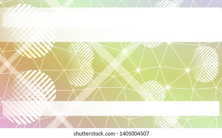 Abstract mosaic backdrop with triangles, line, circle, space for text. Vector illustration. Blurred Background, Smooth Gradient Texture Color
