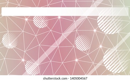 Abstract mosaic backdrop with triangles, line, circle, space for text. Vector illustration. Blurred Background, Smooth Gradient Texture Color