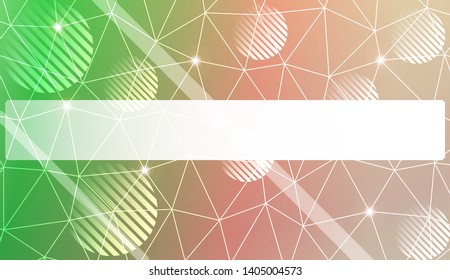 Abstract mosaic backdrop with triangles, line, circle, space for text. Vector illustration. Blurred Background, Smooth Gradient Texture Color