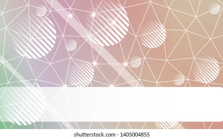 Abstract mosaic backdrop with triangles, line, circle, space for text. Vector illustration. Blurred Background, Smooth Gradient Texture Color