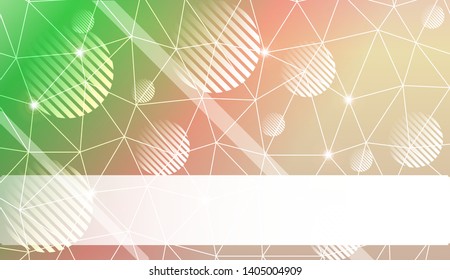 Abstract mosaic backdrop with triangles, line, circle, space for text. Vector illustration. Blurred Background, Smooth Gradient Texture Color