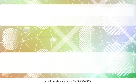 Abstract mosaic backdrop with triangles, line, circle, space for text. Vector illustration. Blurred Background, Smooth Gradient Texture Color