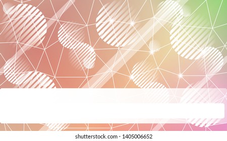 Abstract mosaic backdrop with triangles, line, circle, space for text. Vector illustration. Blurred Background, Smooth Gradient Texture Color