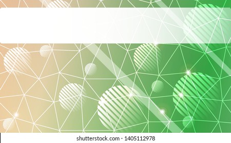 Abstract mosaic backdrop with triangles, line, circle, space for text. Vector illustration. Blurred Background, Smooth Gradient Texture Color