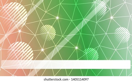 Abstract mosaic backdrop with triangles, line, circle, space for text. Vector illustration. Blurred Background, Smooth Gradient Texture Color