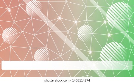 Abstract mosaic backdrop with triangles, line, circle, space for text. Vector illustration. Blurred Background, Smooth Gradient Texture Color