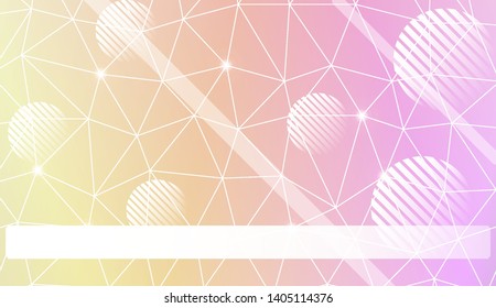 Abstract mosaic backdrop with triangles, line, circle, space for text. Vector illustration. Blurred Background, Smooth Gradient Texture Color