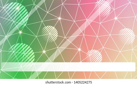 Abstract mosaic backdrop with triangles, line, circle, space for text. Vector illustration. Blurred Background, Smooth Gradient Texture Color