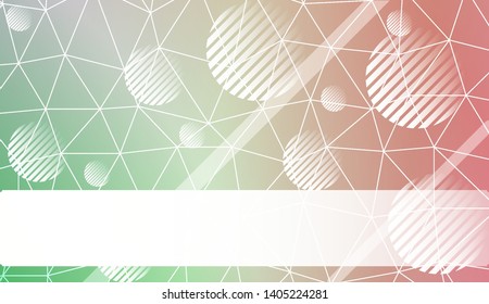 Abstract mosaic backdrop with triangles, line, circle, space for text. Vector illustration. Blurred Background, Smooth Gradient Texture Color