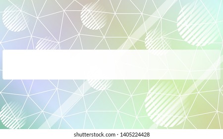 Abstract mosaic backdrop with triangles, line, circle, space for text. Vector illustration. Blurred Background, Smooth Gradient Texture Color