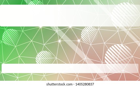 Abstract mosaic backdrop with triangles, line, circle, space for text. Vector illustration. Blurred Background, Smooth Gradient Texture Color