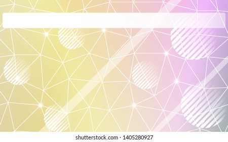 Abstract mosaic backdrop with triangles, line, circle, space for text. Vector illustration. Blurred Background, Smooth Gradient Texture Color