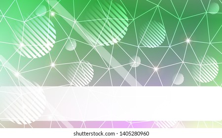 Abstract mosaic backdrop with triangles, line, circle, space for text. Vector illustration. Blurred Background, Smooth Gradient Texture Color