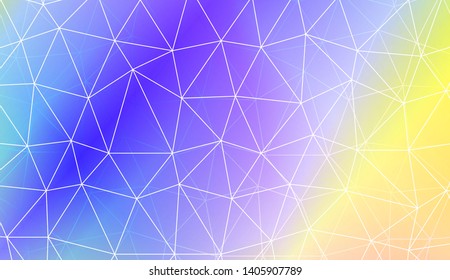Abstract mosaic backdrop with triangles, line. Design for flyer, wallpaper, presentation, paper. Vector illustration. Creative gradient color