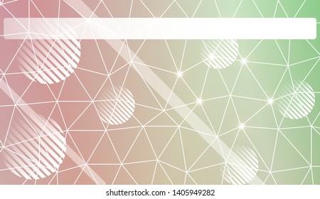 Abstract mosaic backdrop with triangles, line, circle, space for text. Vector illustration. Blurred Background, Smooth Gradient Texture Color