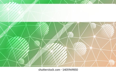 Abstract mosaic backdrop with triangles, line, circle, space for text. Vector illustration. Blurred Background, Smooth Gradient Texture Color