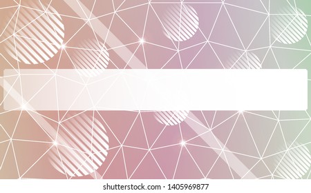 Abstract mosaic backdrop with triangles, line, circle, space for text. Vector illustration. Blurred Background, Smooth Gradient Texture Color