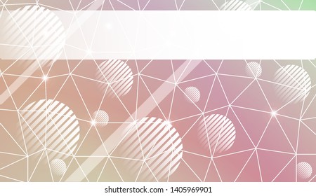 Abstract mosaic backdrop with triangles, line, circle, space for text. Vector illustration. Blurred Background, Smooth Gradient Texture Color
