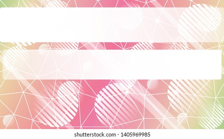 Abstract mosaic backdrop with triangles, line, circle, space for text. Vector illustration. Blurred Background, Smooth Gradient Texture Color