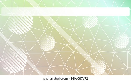 Abstract mosaic backdrop with triangles, line, circle, space for text. Vector illustration. Blurred Background, Smooth Gradient Texture Color