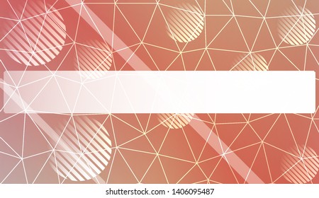 Abstract mosaic backdrop with triangles, line, circle, space for text. Vector illustration. Blurred Background, Smooth Gradient Texture Color