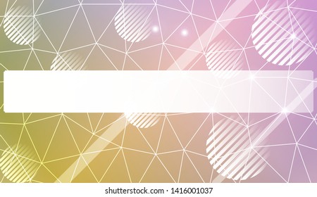 Abstract mosaic backdrop with triangles, line, circle, space for text. Vector illustration. Blurred Background, Smooth Gradient Texture Color