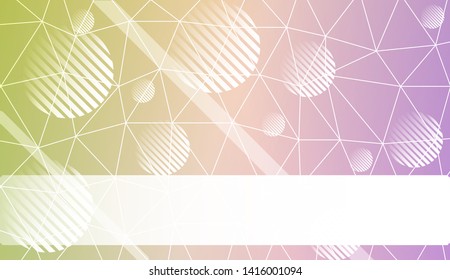 Abstract mosaic backdrop with triangles, line, circle, space for text. Vector illustration. Blurred Background, Smooth Gradient Texture Color