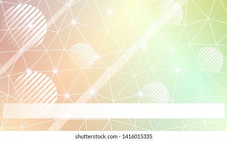 Abstract mosaic backdrop with triangles, line, circle, space for text. Vector illustration. Blurred Background, Smooth Gradient Texture Color