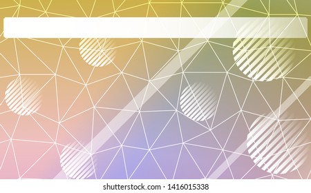 Abstract mosaic backdrop with triangles, line, circle, space for text. Vector illustration. Blurred Background, Smooth Gradient Texture Color