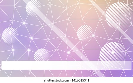 Abstract mosaic backdrop with triangles, line, circle, space for text. Vector illustration. Blurred Background, Smooth Gradient Texture Color