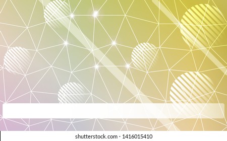 Abstract mosaic backdrop with triangles, line, circle, space for text. Vector illustration. Blurred Background, Smooth Gradient Texture Color