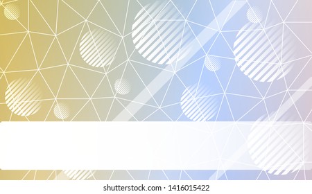 Abstract mosaic backdrop with triangles, line, circle, space for text. Vector illustration. Blurred Background, Smooth Gradient Texture Color