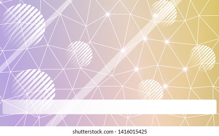 Abstract mosaic backdrop with triangles, line, circle, space for text. Vector illustration. Blurred Background, Smooth Gradient Texture Color