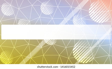 Abstract mosaic backdrop with triangles, line, circle, space for text. Vector illustration. Blurred Background, Smooth Gradient Texture Color
