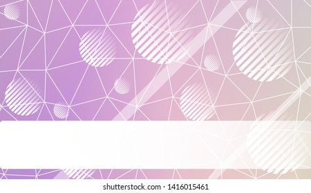 Abstract mosaic backdrop with triangles, line, circle, space for text. Vector illustration. Blurred Background, Smooth Gradient Texture Color