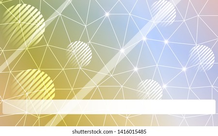 Abstract mosaic backdrop with triangles, line, circle, space for text. Vector illustration. Blurred Background, Smooth Gradient Texture Color