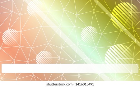 Abstract mosaic backdrop with triangles, line, circle, space for text. Vector illustration. Blurred Background, Smooth Gradient Texture Color