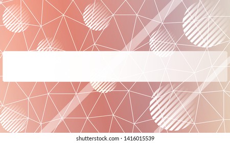 Abstract mosaic backdrop with triangles, line, circle, space for text. Vector illustration. Blurred Background, Smooth Gradient Texture Color