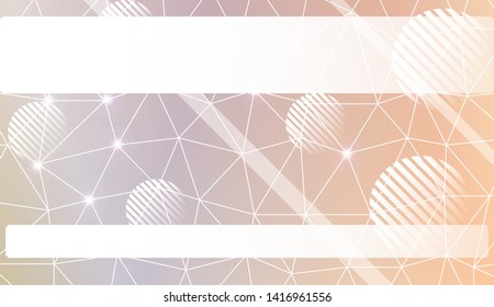 Abstract mosaic backdrop with triangles, line, circle, space for text. Vector illustration. Blurred Background, Smooth Gradient Texture Color