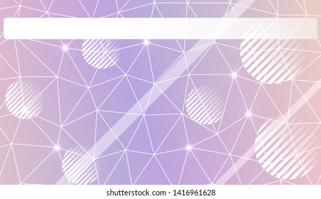 Abstract mosaic backdrop with triangles, line, circle, space for text. Vector illustration. Blurred Background, Smooth Gradient Texture Color
