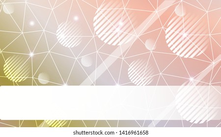 Abstract mosaic backdrop with triangles, line, circle, space for text. Vector illustration. Blurred Background, Smooth Gradient Texture Color