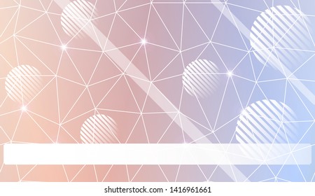 Abstract mosaic backdrop with triangles, line, circle, space for text. Vector illustration. Blurred Background, Smooth Gradient Texture Color