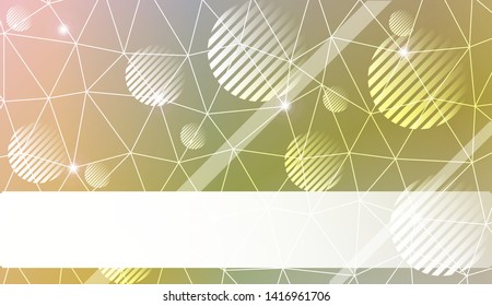 Abstract mosaic backdrop with triangles, line, circle, space for text. Vector illustration. Blurred Background, Smooth Gradient Texture Color