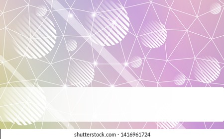 Abstract mosaic backdrop with triangles, line, circle, space for text. Vector illustration. Blurred Background, Smooth Gradient Texture Color