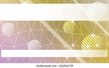 Abstract mosaic backdrop with triangles, line, circle, space for text. Vector illustration. Blurred Background, Smooth Gradient Texture Color