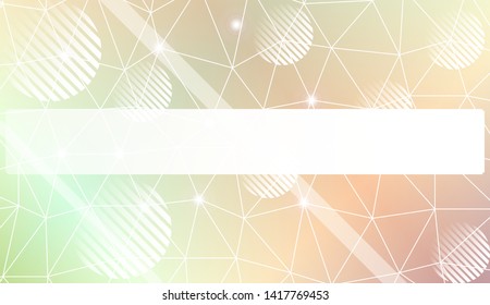 Abstract mosaic backdrop with triangles, line, circle, space for text. Vector illustration. Blurred Background, Smooth Gradient Texture Color
