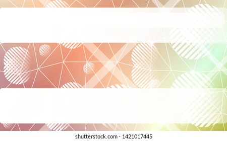 Abstract mosaic backdrop with triangles, line, circle, space for text. Vector illustration. Blurred Background, Smooth Gradient Texture Color